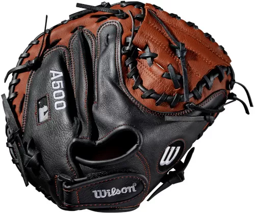 32 Inch Wilson A500 WTA05RB19CM Youth Baseball Catcher Mitt 3 32 Inch Wilson A500 WTA05RB19CM Youth Baseball Catcher Mitt