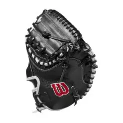 2022 WILSON A2000 M1DSS 33.5" BASEBALL CATCHER'S MITT 13 2022 WILSON A2000 M1DSS 33.5" BASEBALL CATCHER'S MITT -Baseball Shop 5197d8b49cc6325ea5278f649c11c9e5ecf692d6 WBW100401 2 A2000 M1D C 335 Black White Red