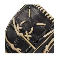 2021 Wilson A2000 B2SS 12" SuperSkin Pitcher's Baseball Glove: WBW10010012 -Baseball Shop WBW100100 4 A2000 P B2SS 12 BlackSS Blonde.png.cq5dam.web .1200.1200