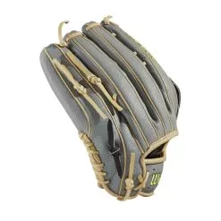 2021 Wilson A2000 1799SS 12.75" SuperSkin Outfield Baseball Glove: WBW1001121275 -Baseball Shop WBW100112 3 A2000 OF 1799SS 1275 Black GreySS Blonde.png.cq5dam.web .1200.1200