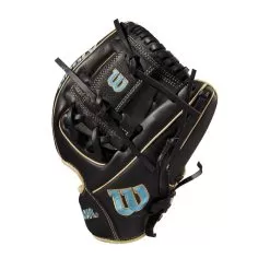 2022 Wilson A1000 DP15 11.5" Infield Baseball Glove: WTA10RB22DP15 -Baseball Shop WBW100132 2 A1000 DP15 IF 115 Blue Black Blonde.png.cq5dam.web .1200.1200