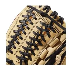 2022 Wilson A2000 D33 11.75" Pitcher's Baseball Glove: WTA20RB22D33 -Baseball Shop WBW100393 4 A2000 Leather D33 1175 Blonde Black.png.cq5dam.web .1200.1200