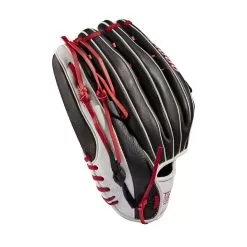 2022 Wilson A1000 PF1892 12.25" Outfield Baseball Glove: WTA10RB22PF1892 -Baseball Shop WBW100407 3 A1000 PF 1892 OF 1225 Black White Red.png.cq5dam.web .1200.1200