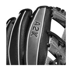 2023 Wilson A2K SC1787SS 11.75" Infield Baseball Glove: WBW1008921175 -Baseball Shop WBW100892 5 A2K IF 1787SC 1175 BlackSS GreyDimple Grey.png.cq5dam.web .1200.1200