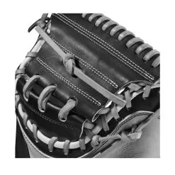 2023 Wilson A2000 M2 33.5" Baseball Catcher's Mitt: WBW100977335 -Baseball Shop WBW100977 4 A2000 C M2SS 335 Grey Black.png.cq5dam.web .1200.1200