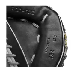 2023 Wilson A2000 M2 33.5" Baseball Catcher's Mitt: WBW100977335 -Baseball Shop WBW100977 6 A2000 C M2SS 335 Grey Black.png.cq5dam.web .1200.1200