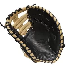 2023 Wilson A2000 1679 Super Skin 12.5" Baseball First Base Mitt: WBW100979125 -Baseball Shop WBW100979 1 A2000 1B 1679SS 125 Black BlackSS Blonde.png.cq5dam.web .1200.1200