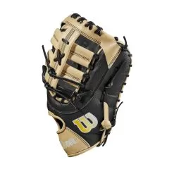2023 Wilson A2000 1679 Super Skin 12.5" Baseball First Base Mitt: WBW100979125 -Baseball Shop WBW100979 2 A2000 1B 1679SS 125 Black BlackSS Blonde.png.cq5dam.web .1200.1200