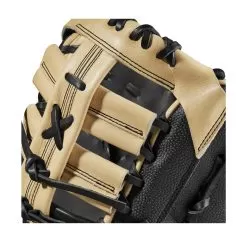2023 Wilson A2000 1679 Super Skin 12.5" Baseball First Base Mitt: WBW100979125 -Baseball Shop WBW100979 4 A2000 1B 1679SS 125 Black BlackSS Blonde.png.cq5dam.web .1200.1200