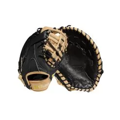 2023 Wilson A2000 1679 Super Skin 12.5" Baseball First Base Mitt: WBW100979125 -Baseball Shop WBW100979 8 A2000 1B 1679SS 125 Black BlackSS Blonde.png.cq5dam.web .1200.1200