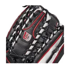 2023 Wilson A2000 OT7 Spin Control 12.75" Outfield Baseball Glove: WBW1009871275 -Baseball Shop WBW100987 4 A2000 OF OT7SC SPIN CONTROL 1275 Black White Red.png.cq5dam.web .1200.1200