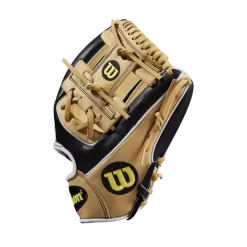 Wilson WISLON 2020 A2000 1786 11.5" INFIELD BASEBALL GLOVE -Baseball Shop WTA20RB201786 2 A2000 Leather IF 115 Black Blonde Alt 01 600x e3e04cc6 85f9 454f 9db4 47811e26494d