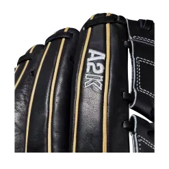 2020 Wilson A2K 12" Pitchers Baseball Glove: WTA2KRB20B2 11 2020 Wilson A2K 12" Pitchers Baseball Glove: WTA2KRB20B2 -Baseball Shop WTA2KRB20B2 5 A2K Pitcher B212 12 Black Blonde Alt 04