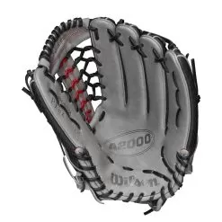 2021 WILSON A2000 PF92SS 12.25" PEDROIA FIT OUTFIELD BASEBALL GLOVE -Baseball Shop f550df9032ea51e54a2773f1cf0665497f0a619f WBW100110 1 A2000 OF PF92SS 1225 BlackSnakeSS Grey Red