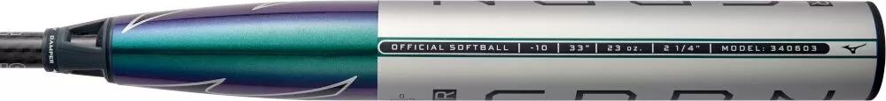 2023 Mizuno F23-PWR CRBN Women's Fastpitch Softball Bat (-10oz) 340603 5 2023 Mizuno F23-PWR CRBN Women's Fastpitch Softball Bat (-10oz) 340603 - Image 3