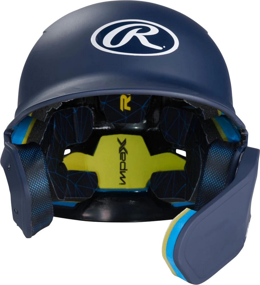 Rawlings MACH Adjust Senior Matte Baseball Batting Helmet W/ Adjustable Face Guard MA07S 3 Rawlings MACH Adjust Senior Matte Baseball Batting Helmet W/ Adjustable Face Guard MA07S