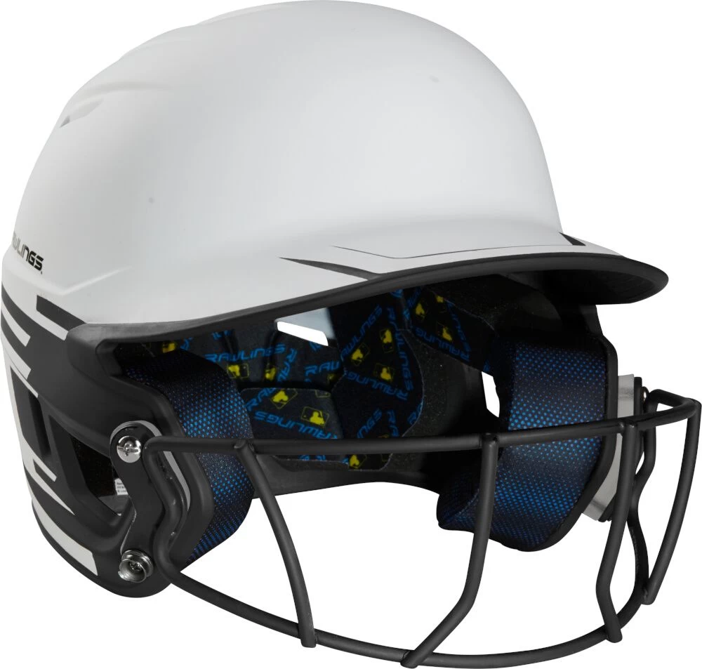 Rawlings MACH Ice Junior Fastpitch Softball Batting Helmet W/ Facemask MSB13J 3 Rawlings MACH Ice Junior Fastpitch Softball Batting Helmet W/ Facemask MSB13J