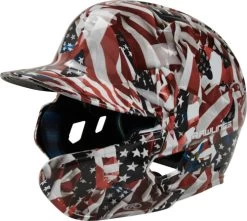 Rawlings Mach USA MACHEXT-USA-SR Senior Batting Helmet W/ Extension