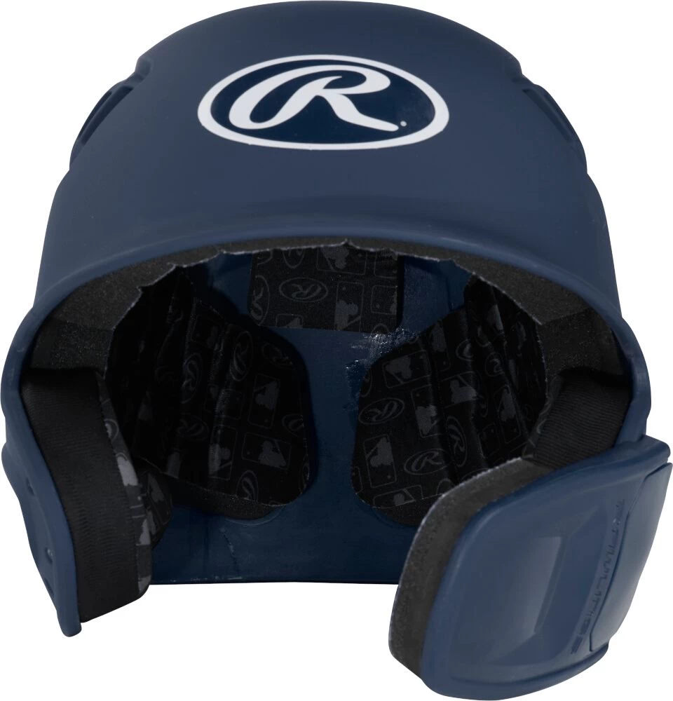 Rawlings R16 Reversible EXT Junior Matte Baseball Batting Helmet W/ Reversible Face Guard R6R07J 4 Rawlings R16 Reversible EXT Junior Matte Baseball Batting Helmet W/ Reversible Face Guard R6R07J - Image 2