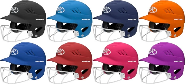 Rawlings Velo Highlighter RCFHLFG Women's Fastpitch Softball Batting Helmet W/ Facemask 5 Rawlings Velo Highlighter RCFHLFG Women's Fastpitch Softball Batting Helmet W/ Facemask - Image 3