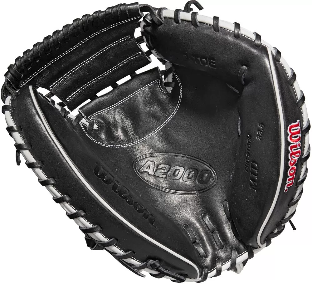 33.5 Inch Wilson A2000 SuperSkin Adult Baseball Catcher Mitt WBW100401335 4 33.5 Inch Wilson A2000 SuperSkin Adult Baseball Catcher Mitt WBW100401335 - Image 2