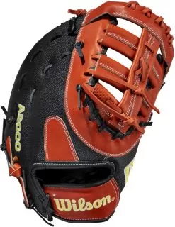 12.5 Inch Wilson A2000 SuperSkin Spin Control SC1620 Adult Baseball Firstbase Mitt WBW100123125