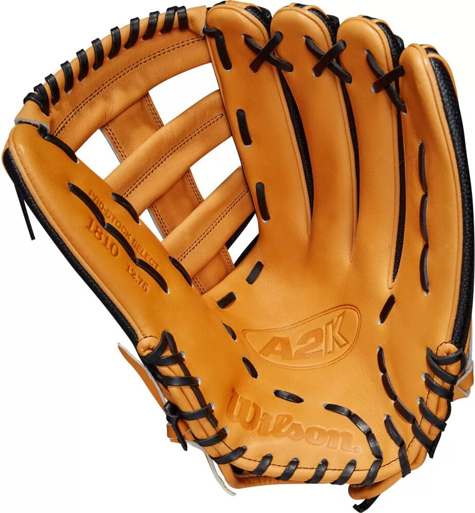 12.75 Inch Wilson A2K SuperSkin 1810SS Adult Outfield Baseball Glove WBW1008951275 4 12.75 Inch Wilson A2K SuperSkin 1810SS Adult Outfield Baseball Glove WBW1008951275 - Image 2