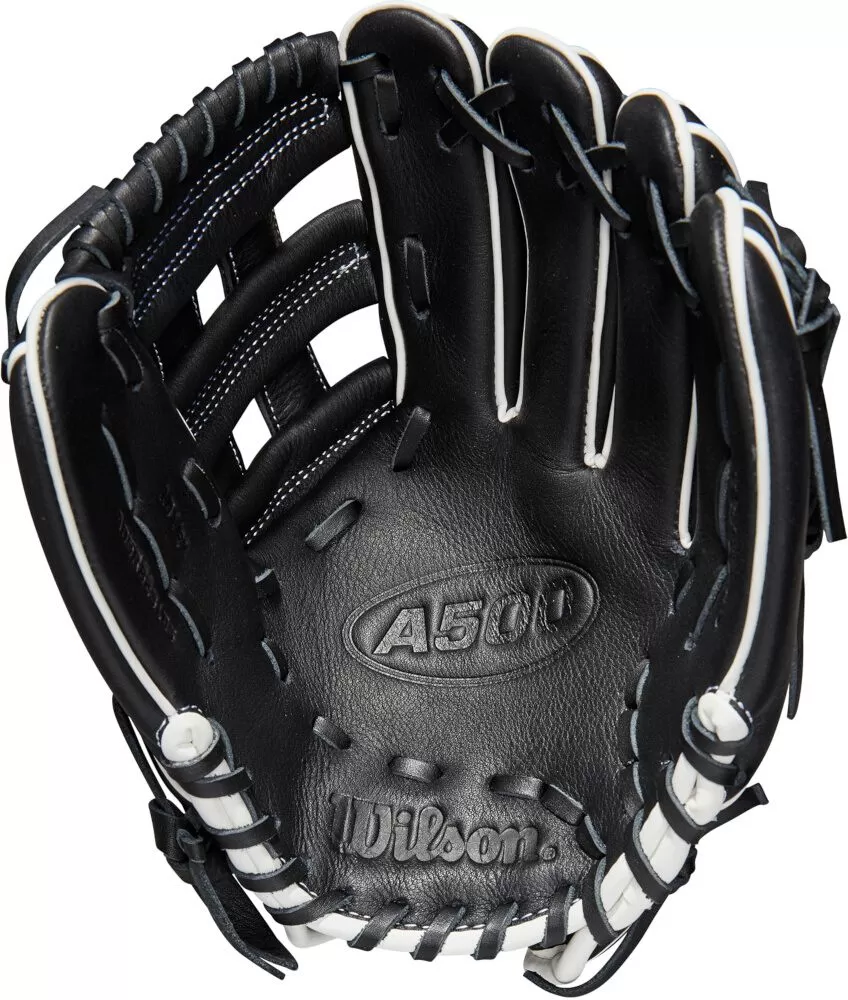 10.5 Inch Wilson A500 Youth Infield Baseball Glove WBW100898105 4 10.5 Inch Wilson A500 Youth Infield Baseball Glove WBW100898105 - Image 2